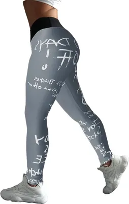 Zdjęcie produktu dla Modne legginsy damskie IM-24885 - Szara/L KP24885