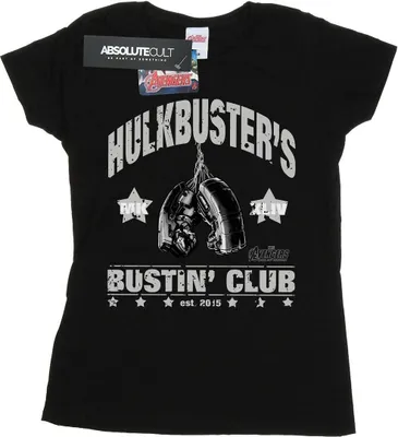 Produktbild von Marvel - "Hulkbuster's Bustin' Club" T-Shirt für Damen BI8711 (L) (Schwarz)