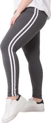 Produktbild von Stylische Dunkelgrau Streipes Leggings für Komfort und Stil KP30932