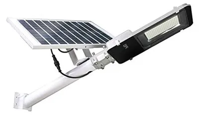 Zdjęcie produktu dla Lampa uliczna solarna LED 2500 lm IP65 zimna biel 6000K panel regulowany