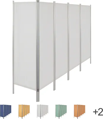 Produktbild von Leichtparavent Paravent Sichtschutz Raumteiler 5-flügelig, 165x259 cm