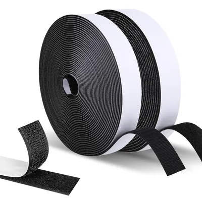 Klettband selbstklebend extra stark 2 cm x 10 m schwarz