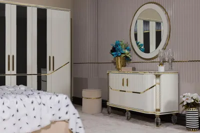 Produktbild von Kommode mit Spiegel – Für Ihr modernes Zuhause und mehr Stauraum.