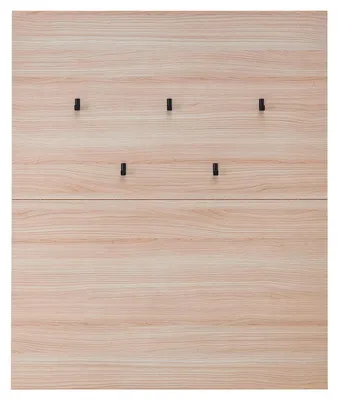 Produktbild von Garderobenpaneel - 110 x 131 cm - Riva Eiche Nachbildung - 5 Haken