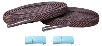 schnuersenkel elastisch braundunkel magnete blau