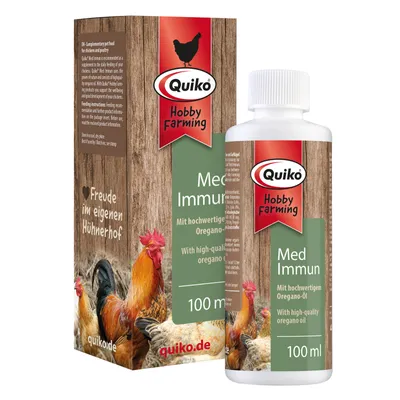 Produktbild von Quiko Hobbyfarming Med Immun für Hühner und Geflügel 100 ml