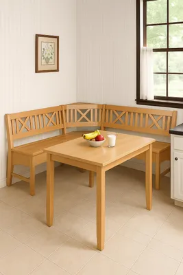 Produktbild von Emoebel24 Kücheneckbank klein- Eckbank- Eckbank Esszimmer- Küchenmöbel- Sitzbank Esszimmer- Eckbank Küche- Essgruppe- Sitzecke Küche 175x175 cm Merlin