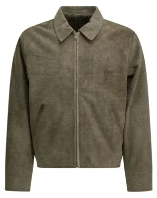 Productafbeelding van STÜSSY vest van beige suède, heren - maat XL