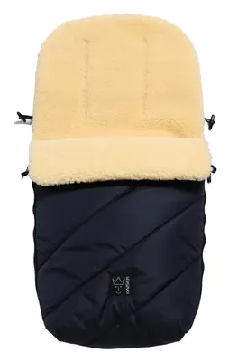 Produktbild von POLAR Lammfell Fußsack, Fb. navy