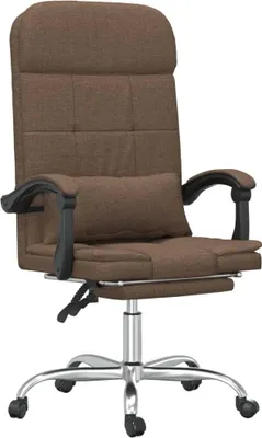 Produktbild von Bürostuhl mit Massagefunktion Braun Stoff
