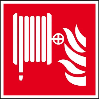 Produktbild von Dreifke® Aufkleber I Brandschutzzeichen Löschschlauch, KRO, Folie, selbstkleb...