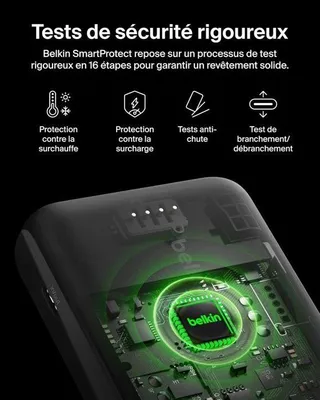Immagine prodotto di Batteria esterna Belkin, 20000 mAh, USB-A e USB-C, 15 W, blu
