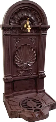 Produktbild von Moritz Garten Wasserhahn 82 x 39 x 33 cm Wasserzapfstelle mit Wasseranschluss Wasserstelle Nostalgie Zapfstelle antikStil braun