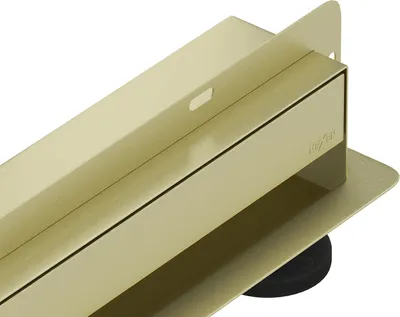 Produktbild von Mexen Flat Wall Wandablauf 2-in-1 60 cm, gebürstet Gold - 1A30060