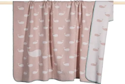 PAD Wohndecke WHALE pink 100 x 150 cm