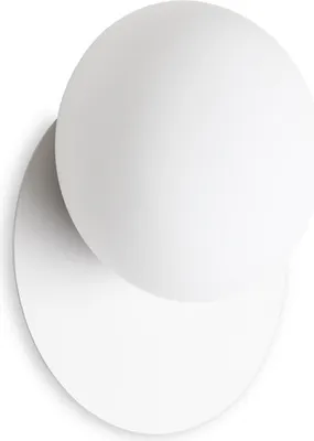Obrázok produktu pre Moderné nástenné svietidlo Ninfea Metal White 1 Light Gx53 9W 3000K Warm Light