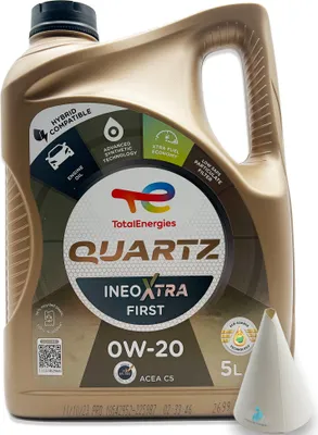 Produktbild von Total Quartz Ineo Xtra First | 0W-20 | 5 L | PSA B71 2010 | Opel/Vauxhall OV 040 1547-A2
