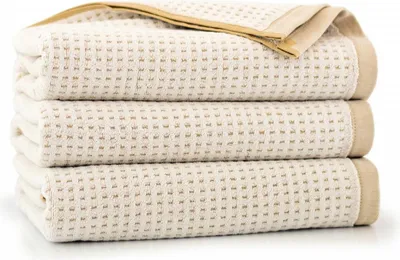 Produktbild von Handtuch - 100% Baumwolle - 500 g/m2 - 70x140 cm - Extra Saugfähig - Beige - hohe Grammatur - OSLO