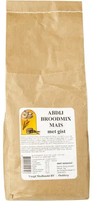 Obrázok produktu pre Abdij Broodmix Corn 1000g – Prírodná zmes na pečenie kukuričného chleba na chrumkavý chlieb