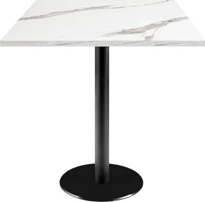 Produktbild von Tisch 70 x 70 cm – Modell Rom aus weißem Marmor