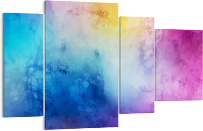 Produktbild von Bild auf Leinwand - Leinwandbild - Abstraktion modern - 120x70cm - Wand Bild - Wanddeko - Leinwanddruck - Bilder - Kunstdruck - Wanddekoration - Leinwand bilder - Wandkunst - DL120x70-3750