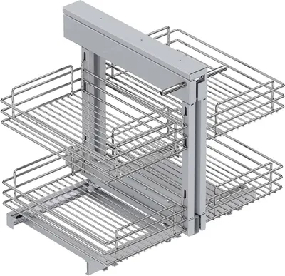 Produktbild von Emuca Abnehmbares Gelenktes Ecksystem Für Küchenmöbel Silber Silber One Size