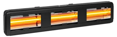 Obrázek produktu pro blumfeldt Heat Giant – infračervený terasový ohřívač, elektrický ohřívač, IR ComfortHeat, 3 x 2000 W, 70 m², IP65, venkovní, montáž na stěnu, napájení 380 V, černý