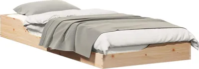 Obrázek produktu pro vidaXL Rám postele hnědý 100 x 220 cm z masivního borovicového dřeva