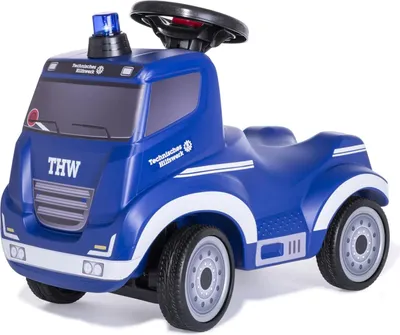 Image de Ferbedo Truck THW - nouveau, voiture à pédales