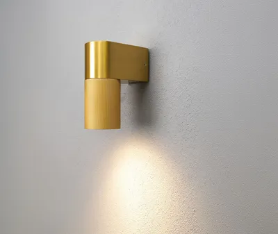 Produktbild von Downlight LED Außenwandleuchte Aluminium Golden Fassadenbeleuchtung für Hauswand