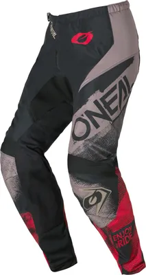 Produktbild von Oneal ELEMENT ROLLER Motocross Hose, grau/rot, 42