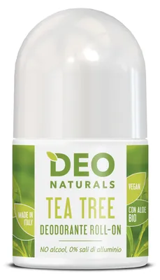 Immagine prodotto di Deo Naturals, deodorante roll-on all'albero del tè