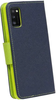 Obrázek produktu pro cofi1453® Pouzdro typu kniha "Fancy" kompatibilní s mobilním telefonem SAMSUNG GALAXY A41 (A415F) pouzdro peněženkové s funkcí stojánku, slot na karty modro-zelené