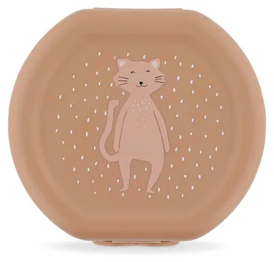 Produktbild von Trixie Snackbox Set - Lunchbox mit Clip Mrs. Cat - BPA-frei rosa