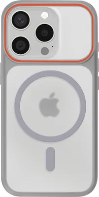 Obrázok produktu pre Avizar, Zosilnené matné sklo MagSafe puzdro iPhone 15 Pro, sivá farba