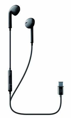 Obrázek produktu pro Cellularline USB-C Kopfhörer mit Mikrofon Schwarz - Kopfhörer - Mikrofon