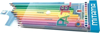 Produktbild von Buntstifte PASTEL, 12 Farben, rund, MITAMA 62827