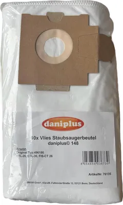 A package of vacuum cleaner bags.