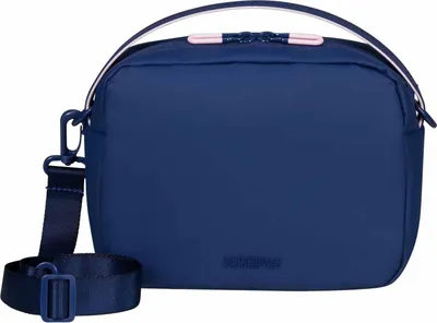 Image de American Tourister sac à épaule bandoulière Puffypop Pouch Navy bleu marine