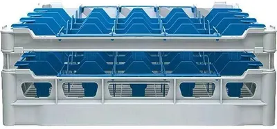 Zdjęcie produktu dla FRIES Clixrack Kosz na szklanki Wymiary przegródki 90 x 90 mm, na 25 szklanek, wysokość: 140 mm