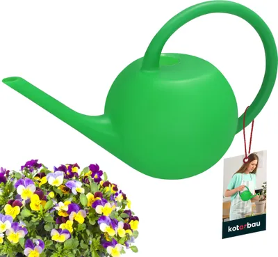 KOTARBAU® Gießkanne Garten 1,2 L Grün Lange Tülle Kunststoff Gießkannen Gießkanne Kinder Gießkanne Plastik Outdoor Gießkanne klein Plastik Giesskanne klein Gießkanne Balkon Kindergießkanne klein
