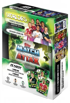 Obrázok produktu pre Match Attax Mini Pack No. 1 2026 Topps World Beaters Football Cards TIN1