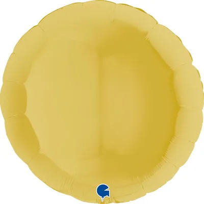 Produktbild von Aufblasbarer Rundballon 91cm gelb