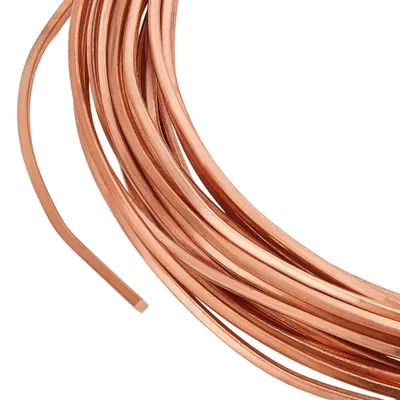 Productafbeelding van Koperdraad 6 m Vierkant 1,3 mm voor Siersieraden en Creatieve Projecten
