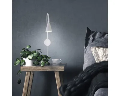 Image de BRILONER TUSA Lampe de lecture LED orientable bras flexible 45 cm 4 W 400 lm 3000 K lumière blanc chaud avec interrupteur blanc lampe chevet chambre