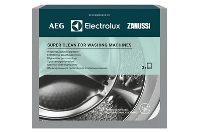Productafbeelding van Electrolux M3GCP200, Vaatwasser/wasmachine, Waspoeder, 100 g, Navulverpakking, 2 stuks, 167 x 19 x 163 mm