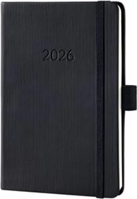 Obrázok produktu pre SIGEL C2613 Týždenný kalendár Conceptum 2026, cca A6, tvrdá väzba, čierny
