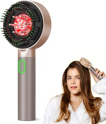Produktbild von Massagegerät MIO KM-068 Beige 3D-Kopfmassage mit Rotlicht + Ölanwendung