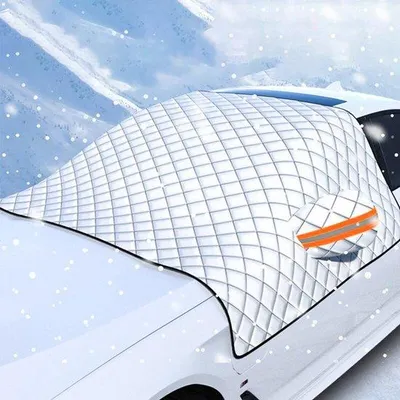 Produktbild von 250x145cm Premium Winddichter Zonneschutzschirm für Auto- und SUV-Scheiben - Anti-Eis-Schutz - Großes, magnetfreies, winddichtes Sonnenschutz-Set für Auto- und SUV-Scheiben.