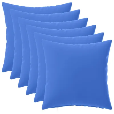 Productafbeelding van vidaXL Kussenhoezen, 6 stuks, KONINGSBLAUW, 45 x 45 cm, polyester